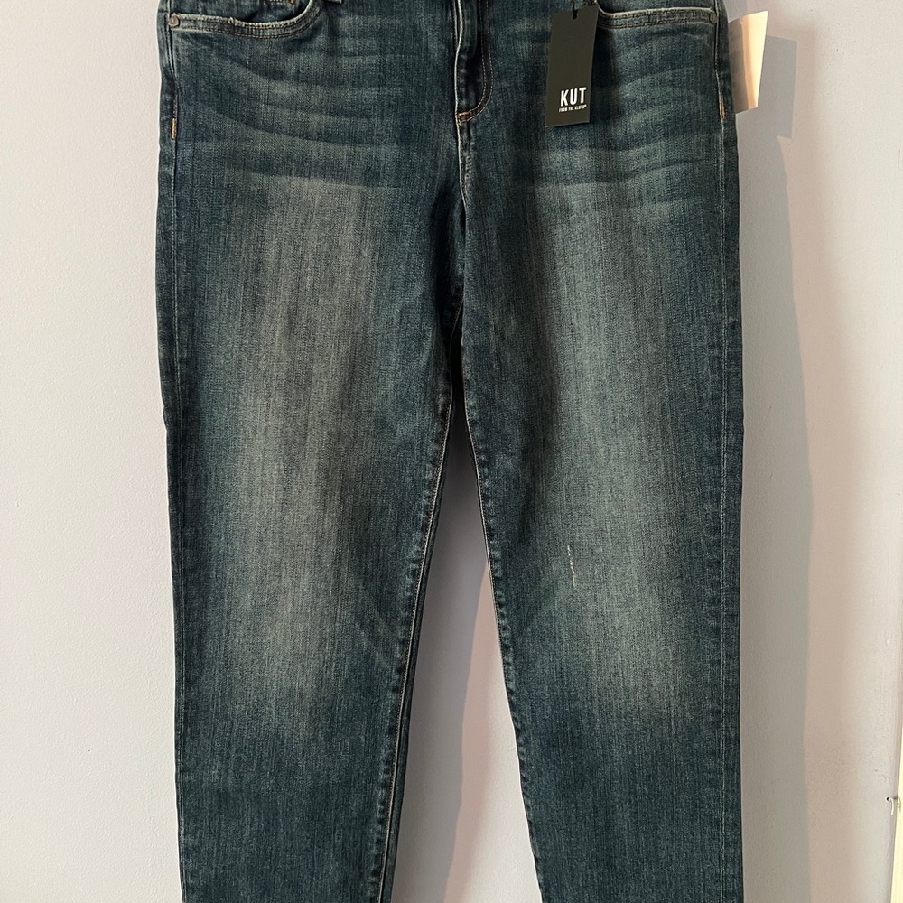 Kut from the Kloth Women's Dark Wash Catherine Boyfriend Jeans - NWT
